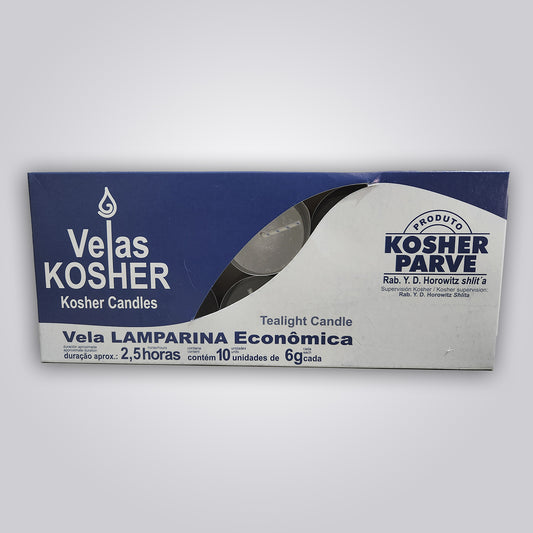 Conjunto de Velas Kasher Lamparina